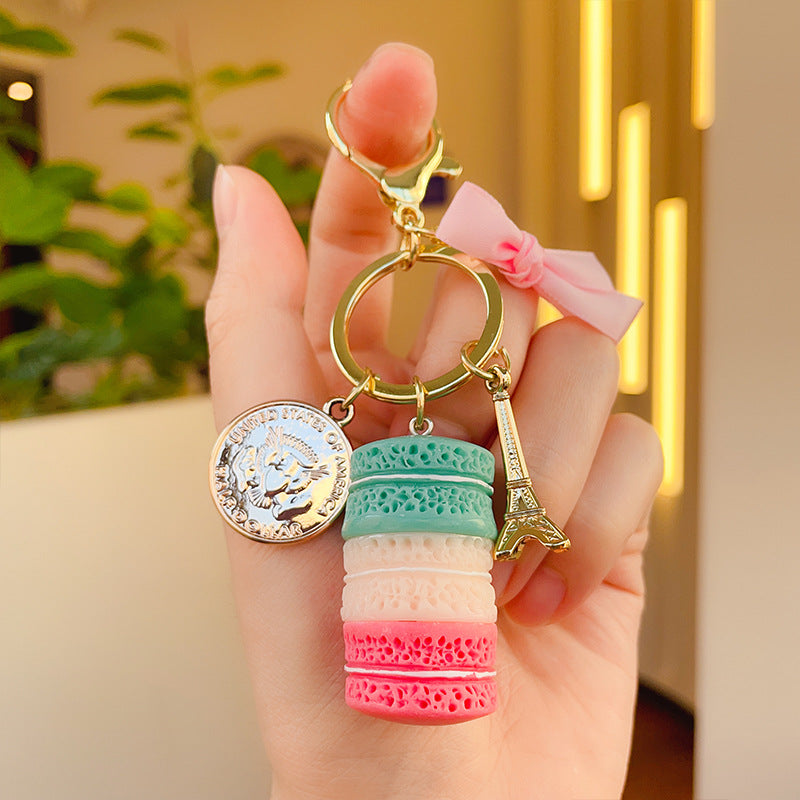 Wholesale Macaron Cute Resin Keychain